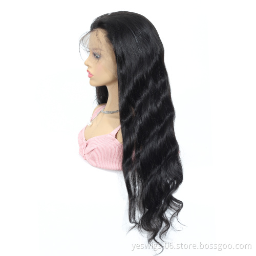 Top Quality Full Lace Human Hair Wig Peruvian Body Wave, Full Lace Wig Body Wave High Density for Black Women